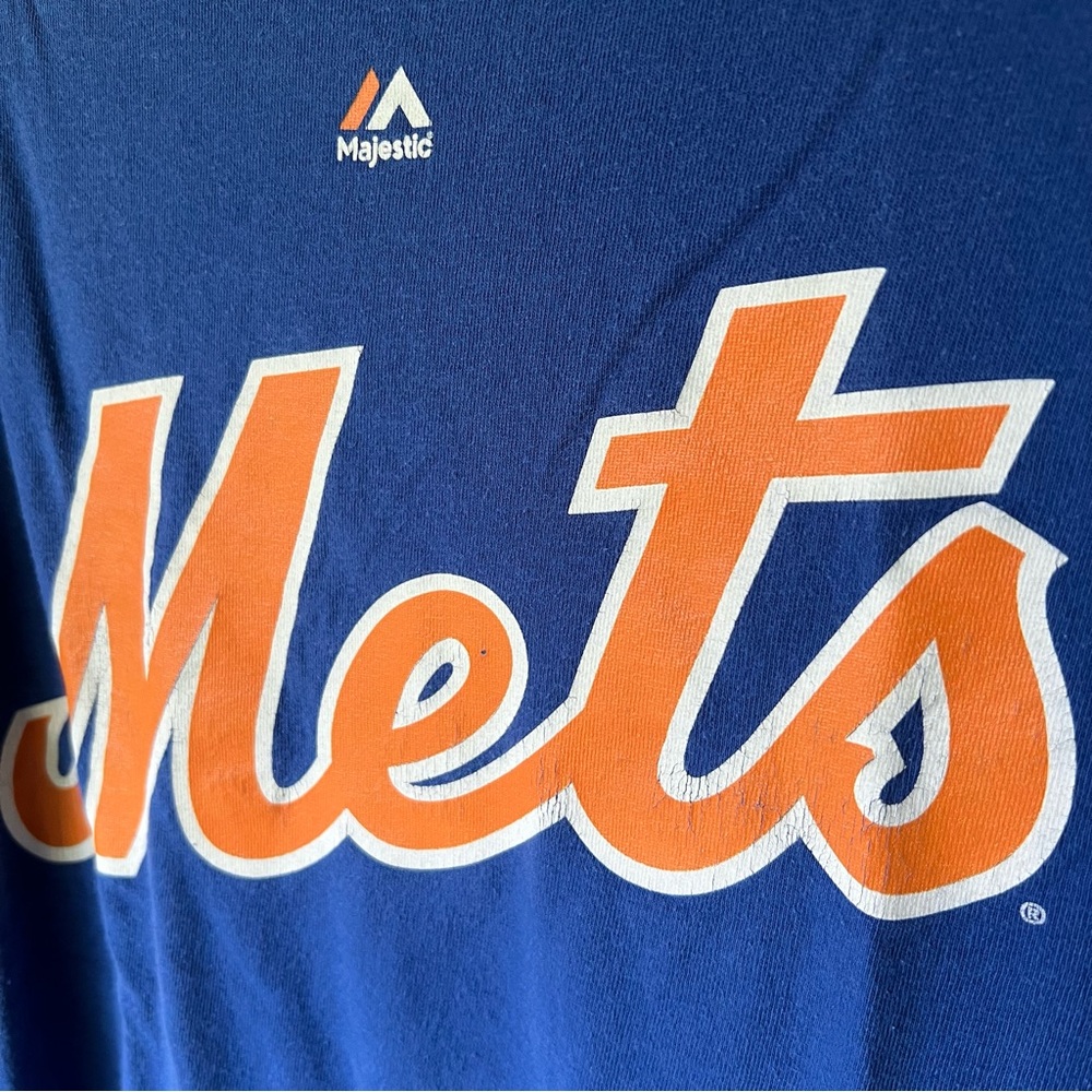 🎉5/$25 Majestic Gary Carter #8 NY Mets T-Shirt - Picture 3 of 5